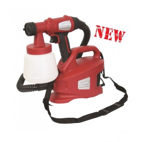 Pistol electric vopsit  lavabil cu compresor Raider, 600W, duza 2.5mm, 900ml, RD