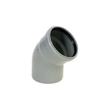 cot -pvc 110- 45-scurgere gri