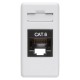 Priză de date Gewiss System RJ 45 pentru cablu UTP, 1 modul, albă, GW20271