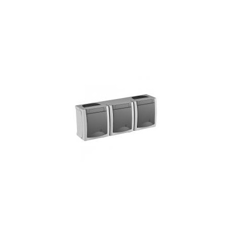 Priza  tripla Schuko panasonic aparenta