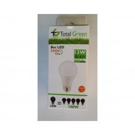 Bec Led 13W lumina rece Total Green 2 ani garantie