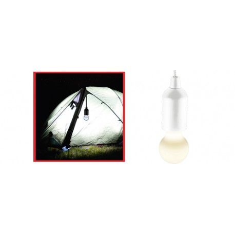 Lampa cu LED, cu snur, 1 buc LED alb, lum. calda, snur de 100 cm, alb PLZ 1/WH