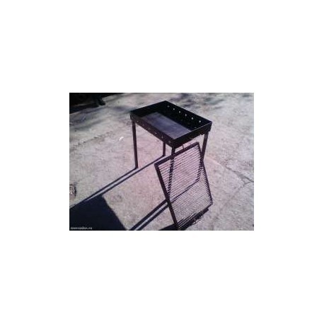 Gratar demontabil din fier solid executat la comanda 60X40- H 13CM