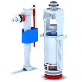 MECANISM CU FLOTOR 1/2, PLASTIC WC 6050M