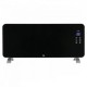 Convector  aeroterma Home FK 36/BK, negru, panou sticla, telecomanda, 2000 W, afisaj LCD