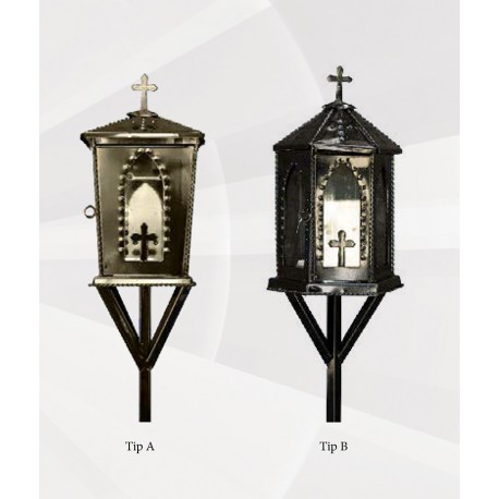 Felinare  funerare  metalice