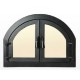 Usa semineu Barbeque Cuptor gratar rustic cu Sticla