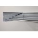 USCATOR RUFE  PERETE METALIC RETRACTABIL PROFIL SLIM ALB