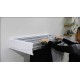USCATOR RUFE  PERETE METALIC RETRACTABIL PROFIL SLIM ALB