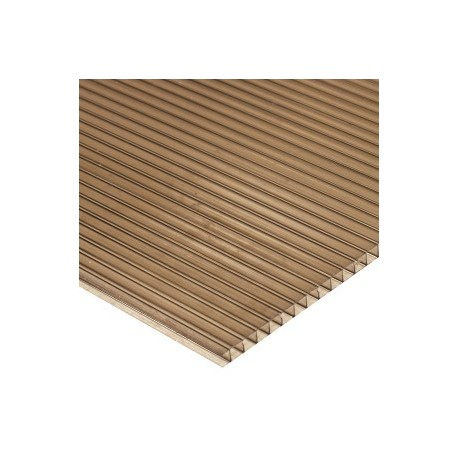 Policarbonat 2 pereti 04mm bronz 3x2,1
