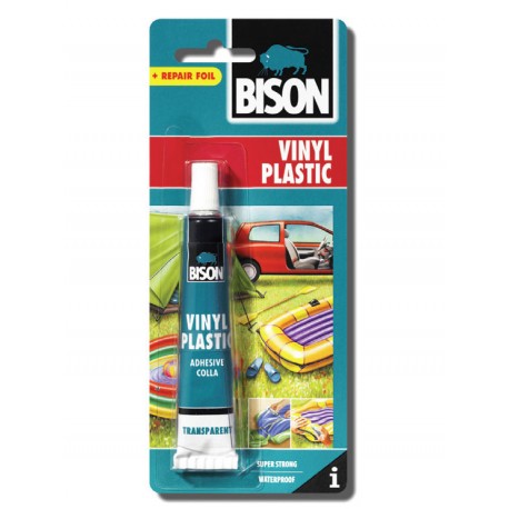 Adeziv plastic, PVC moale si vinyl, BISON - 50ml
