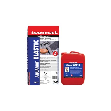 Mortar hidroizolant aplicabil cu bidineaua, flexibil, din doi componenti - 35 kg (25 kg A + 10 kg B),