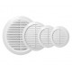 Grile de aerisire rotunde din PVC
