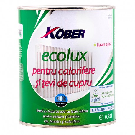 Email pe baza de apa ECOLUX pentru calorifere 0.75L Kober