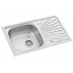 Chiuveta blat bucatarie anticalcar 76x43,5 disponibila Dreapta sau Stinga