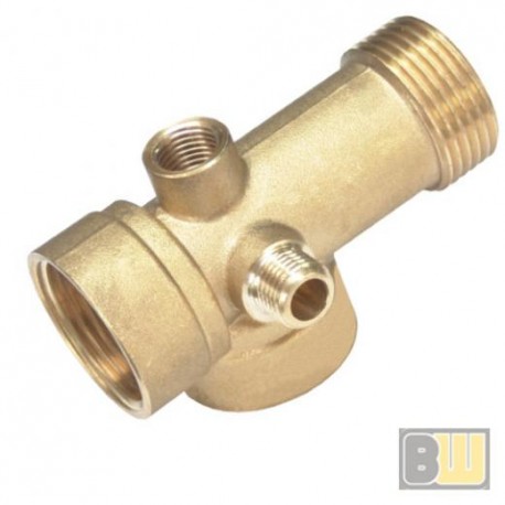 Racord din bronz pentru hidrofor - 1 inch (5 cai) Racord din bronz pentru hidrofor - 1 inch (5 cai)