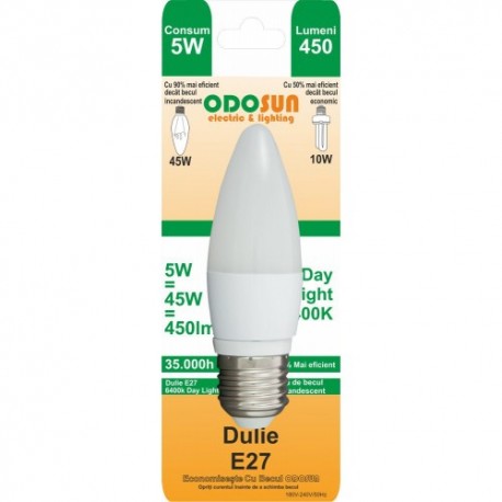 BEC LED E27 5W 220V 6400K ODO BEC LED E27 5W 220V 6400K ODO