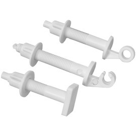 Surub SET 2 BUC  pt Fixare Capac WC / Tip: O D[mm]: 10 L[mm]: 70