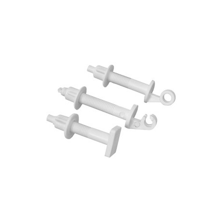 Surub SET 2 BUC  pt Fixare Capac WC / Tip: C D[mm]: 10 L[mm]: 70