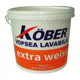 Vopsea lavabila Kober Extra Weiss 2 L