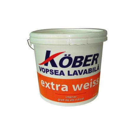Vopsea lavabila Kober Extra Weiss 2 L
